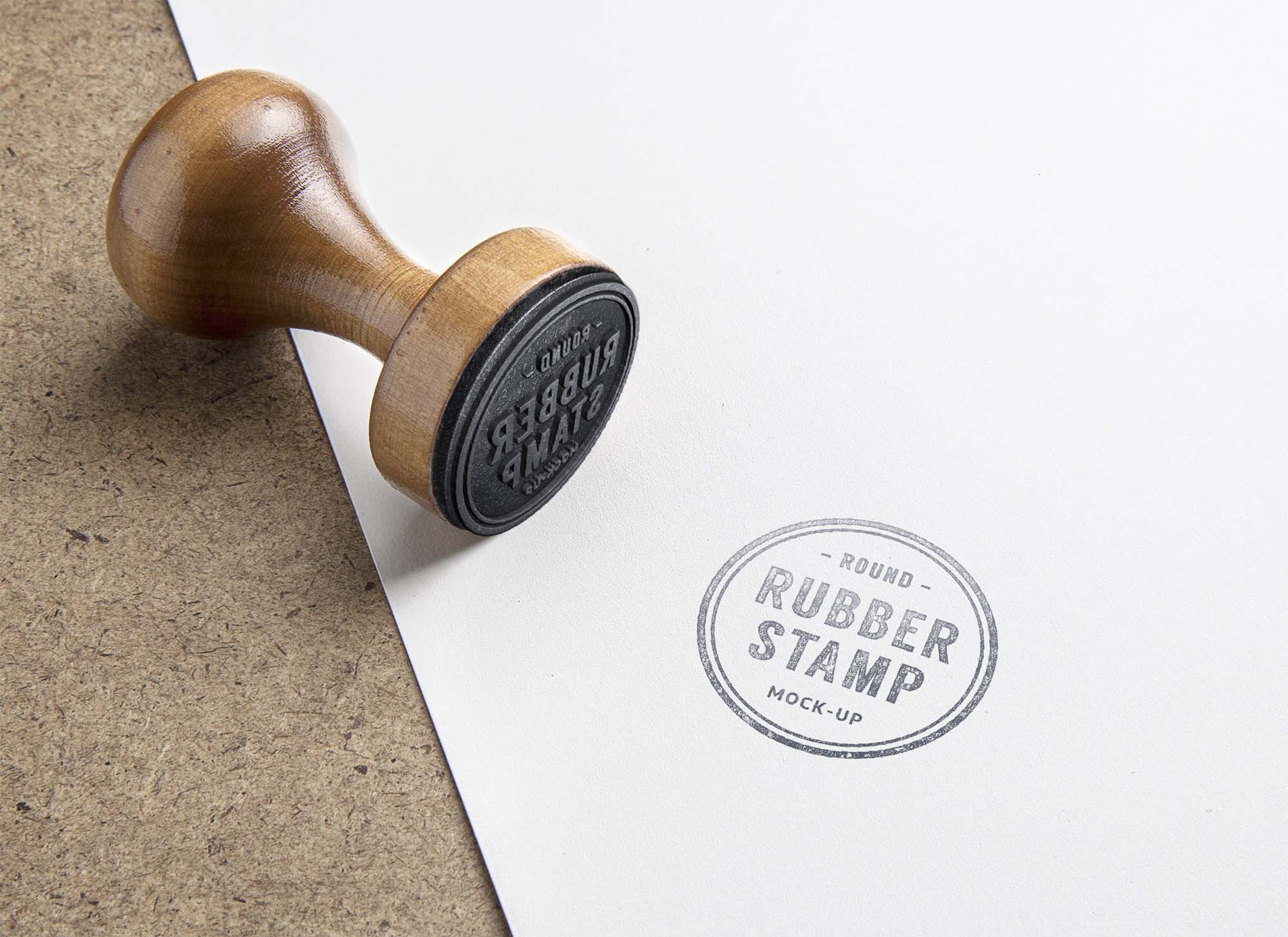 Rubber Stamp Mockup